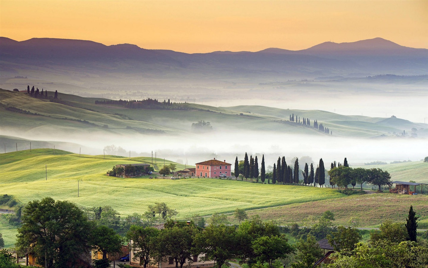 Italská krajina tapety (1) #20 - 1440x900