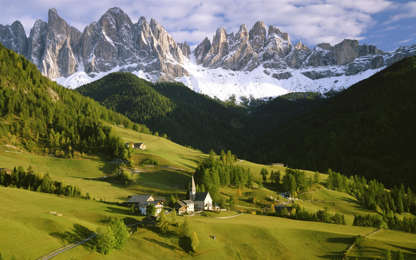 Italská krajina tapety (2) #20 - 1440x900