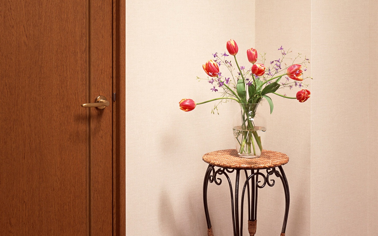 실내 꽃 벽지 (6) #4 - 1440x900