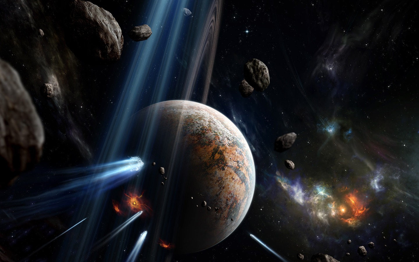 寬屏星空地球 壁紙(一) #9 - 1440x900