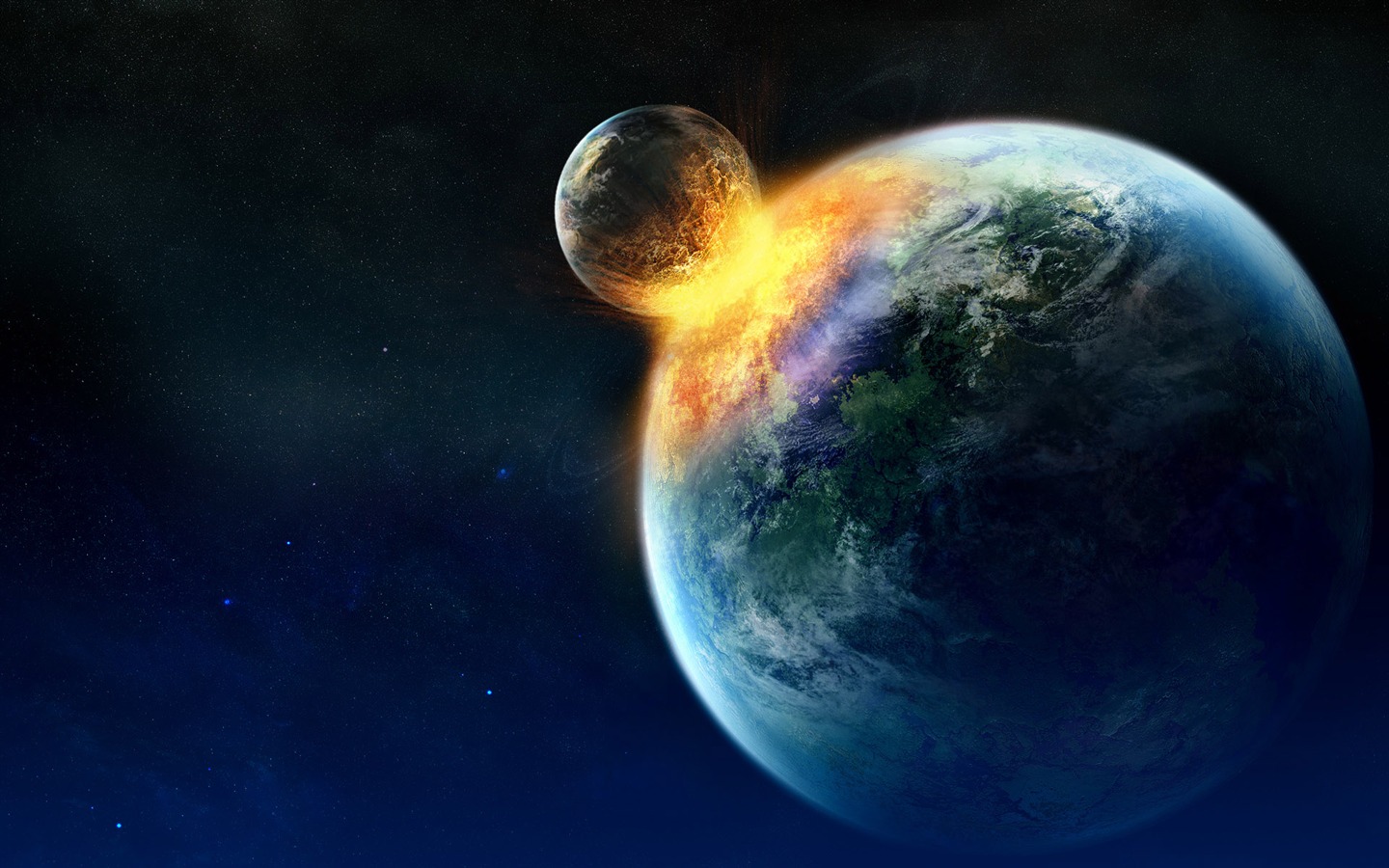 寬屏星空地球 壁紙(一) #11 - 1440x900