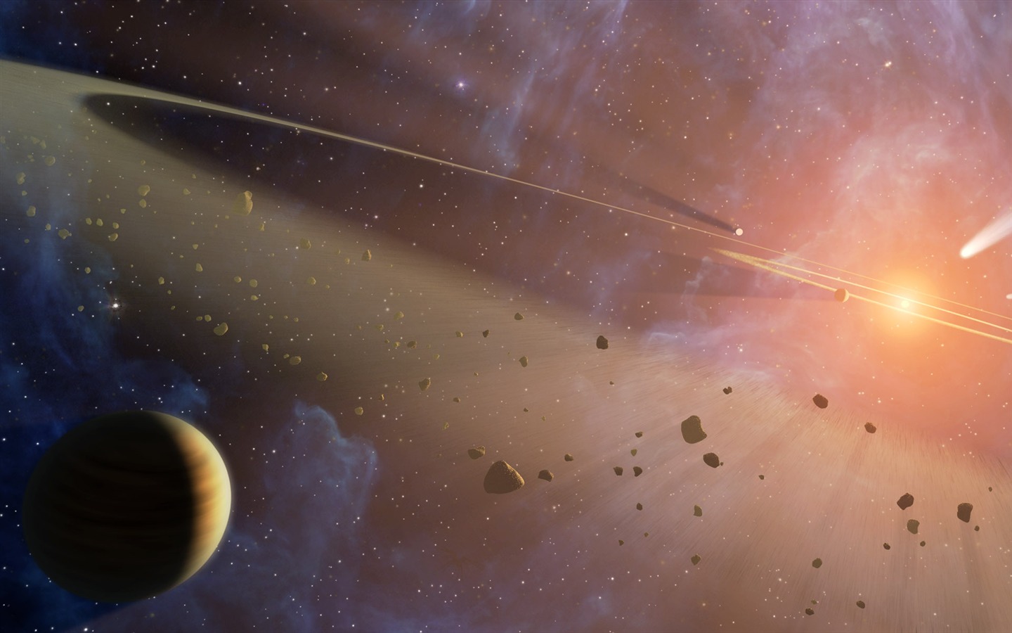 Widescreen wallpaper Star Earth (2) #12 - 1440x900