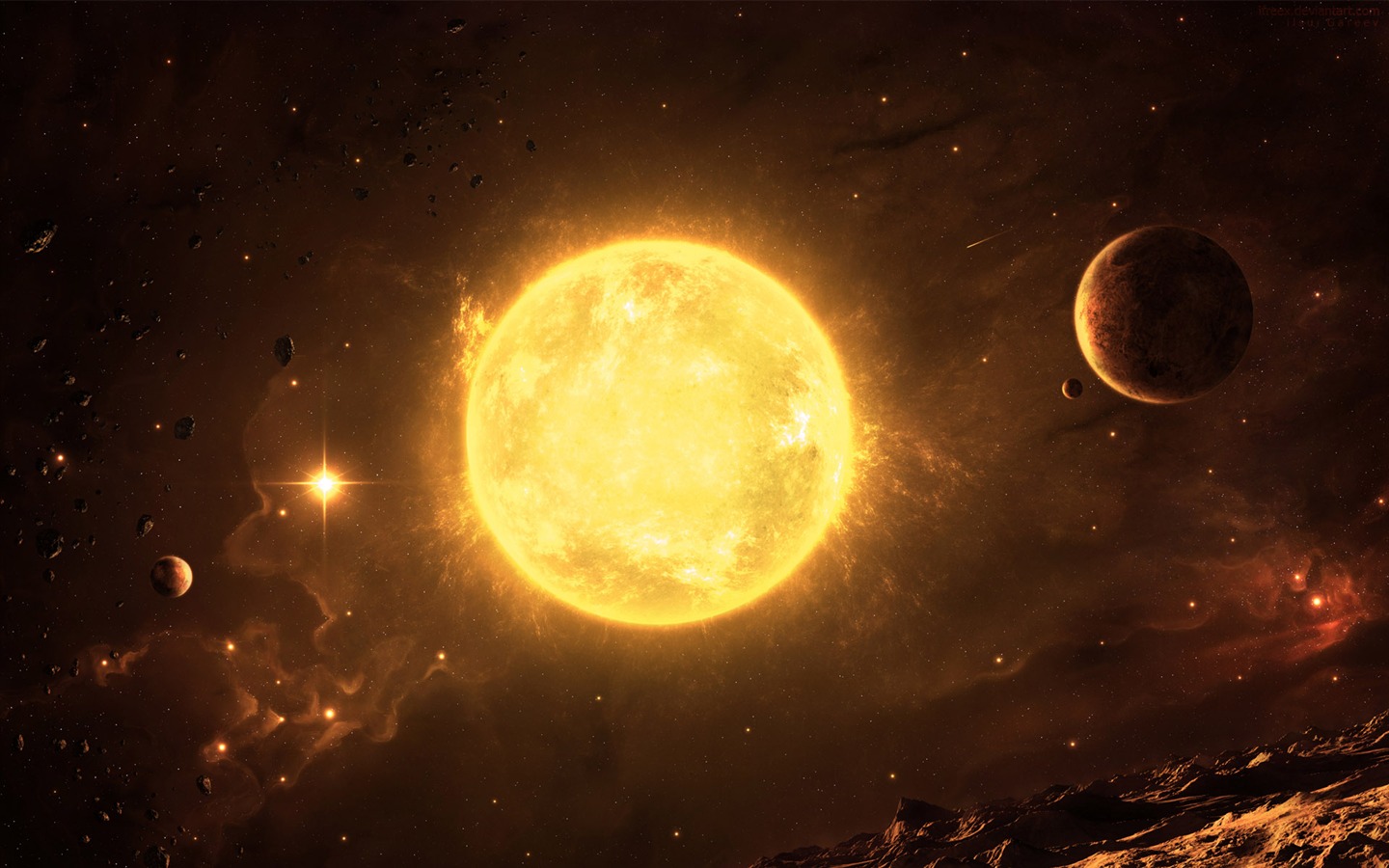 Widescreen-Wallpaper Star Earth (3) #20 - 1440x900