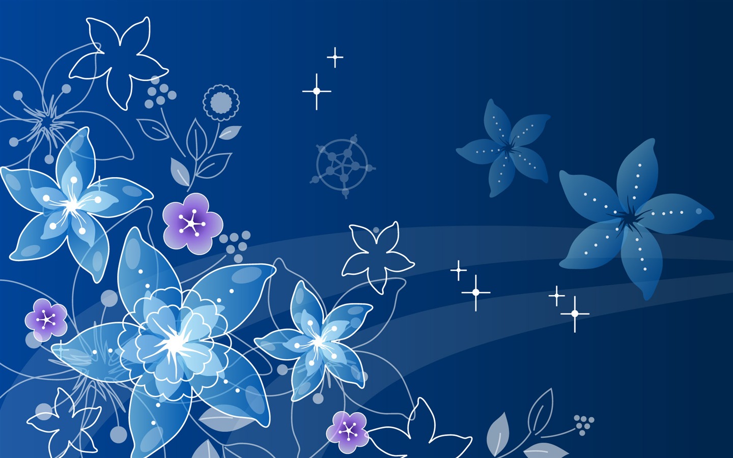 炫彩花紋 壁紙(七) #3 - 1440x900