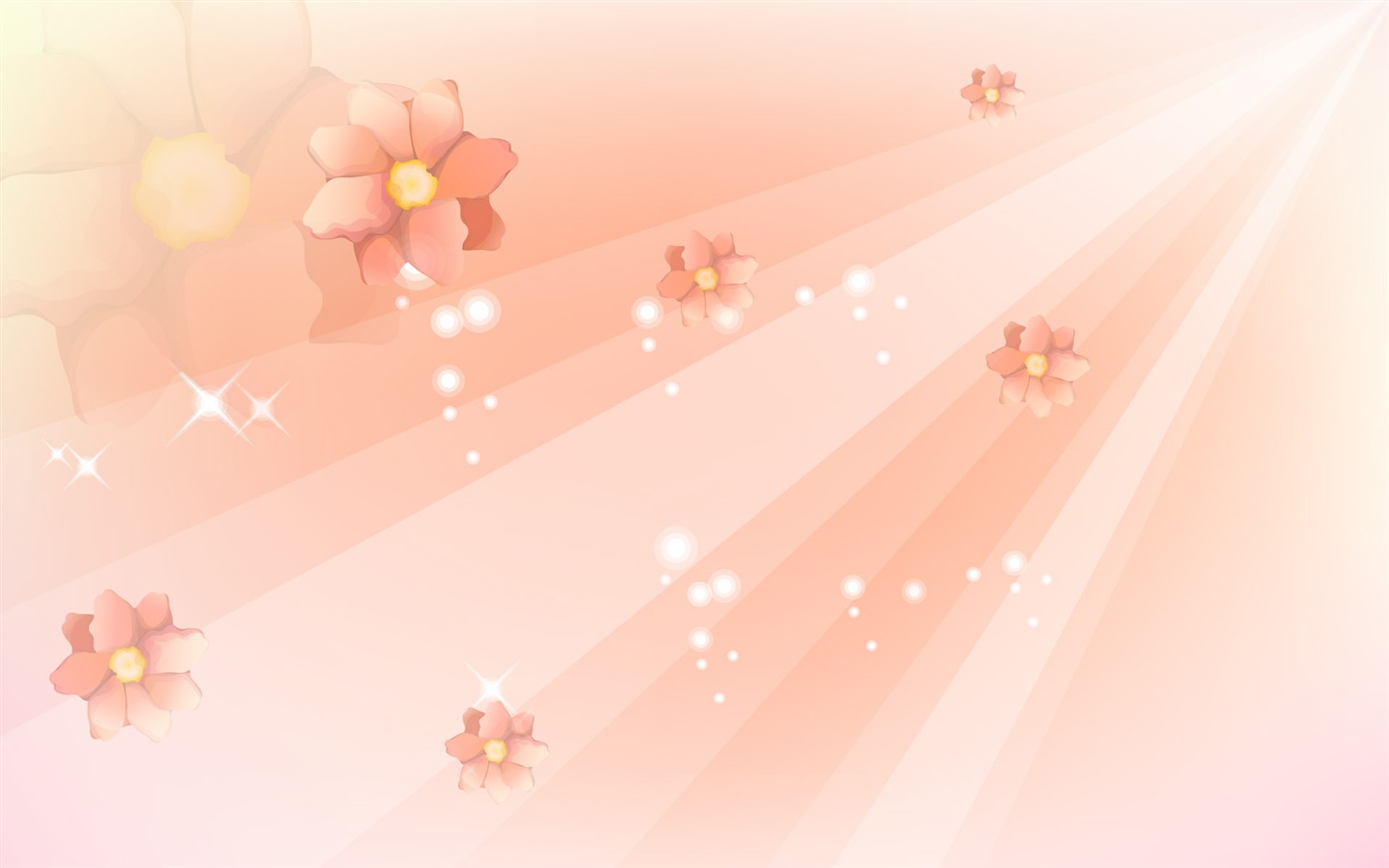 炫彩花紋 壁紙(七) #10 - 1440x900