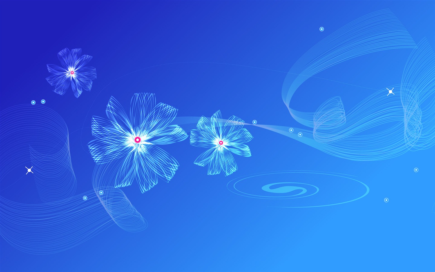 炫彩花紋 壁紙(七) #17 - 1440x900