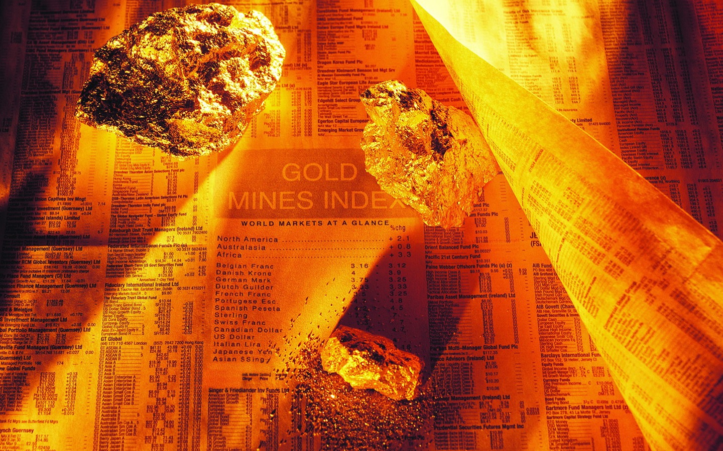Gold wallpaper (2) #20 - 1440x900