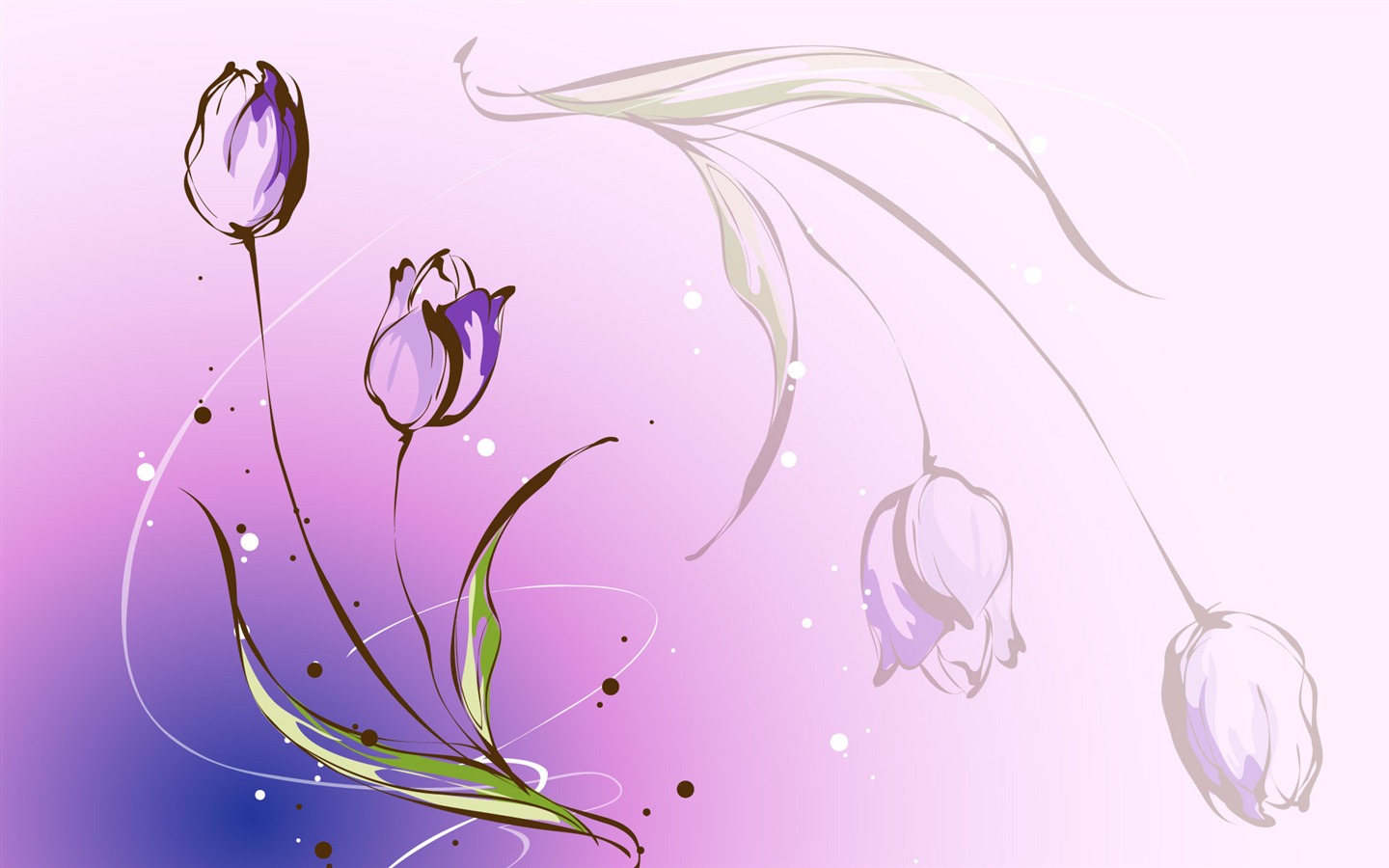 炫彩花紋 壁紙(九) #6 - 1440x900
