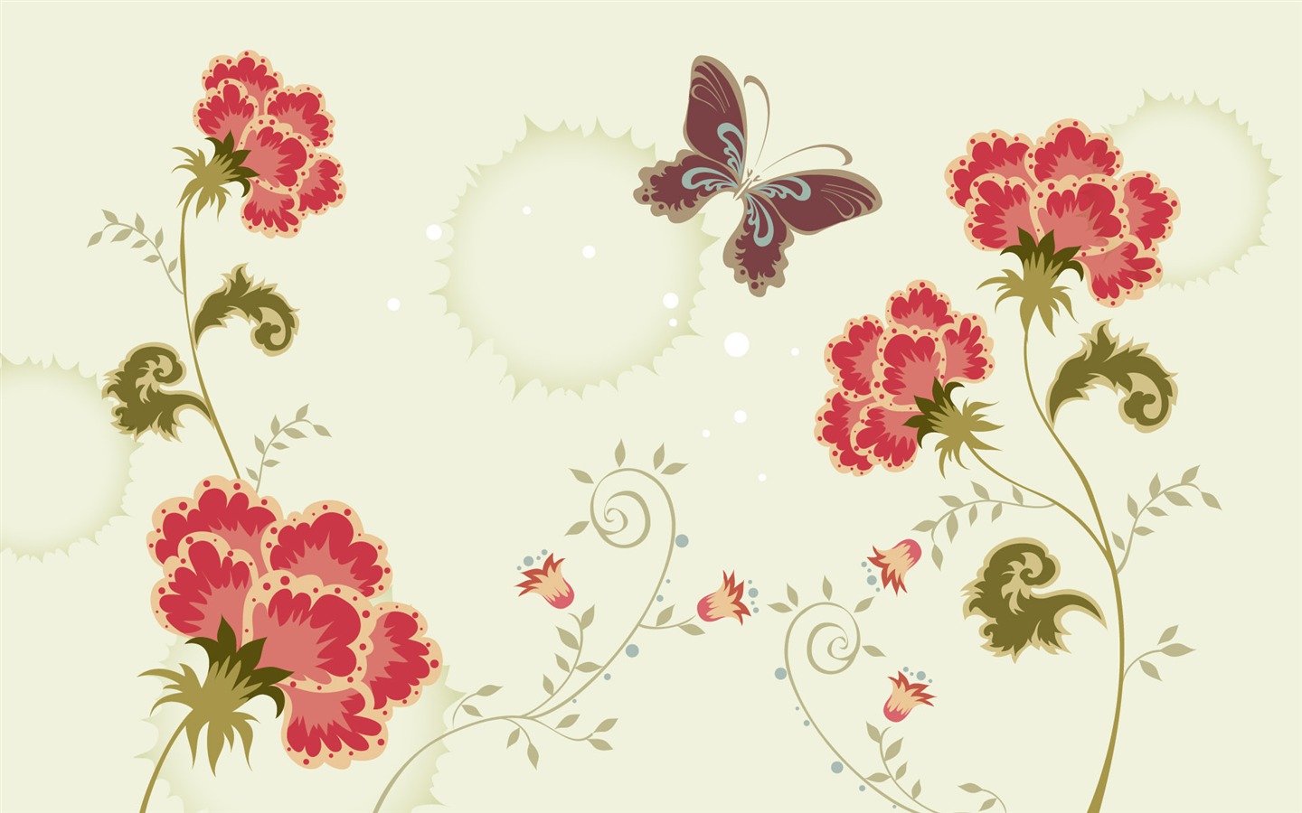 炫彩花紋 壁紙(十) #1 - 1440x900