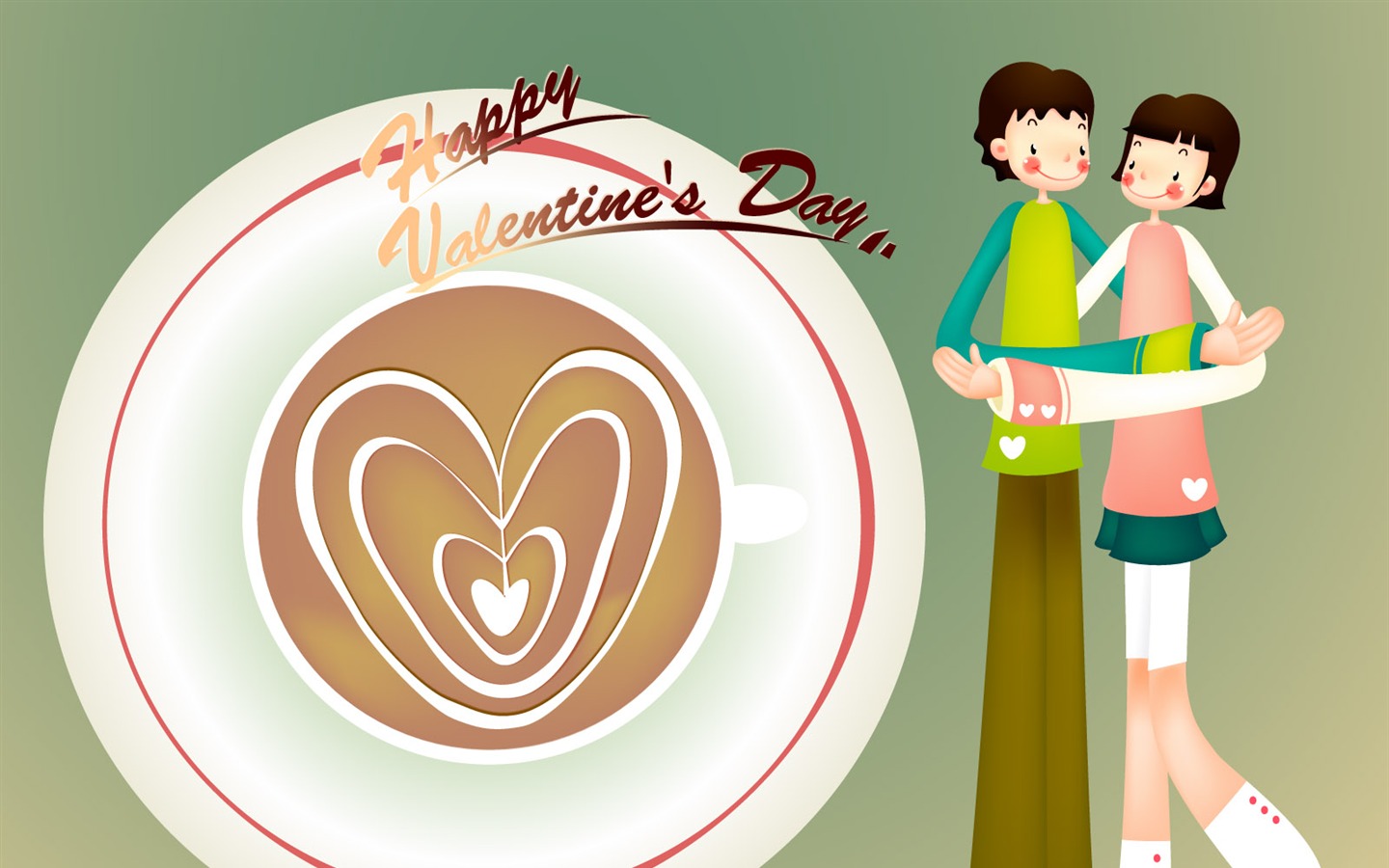 Valentine's Day Vector #4 - 1440x900