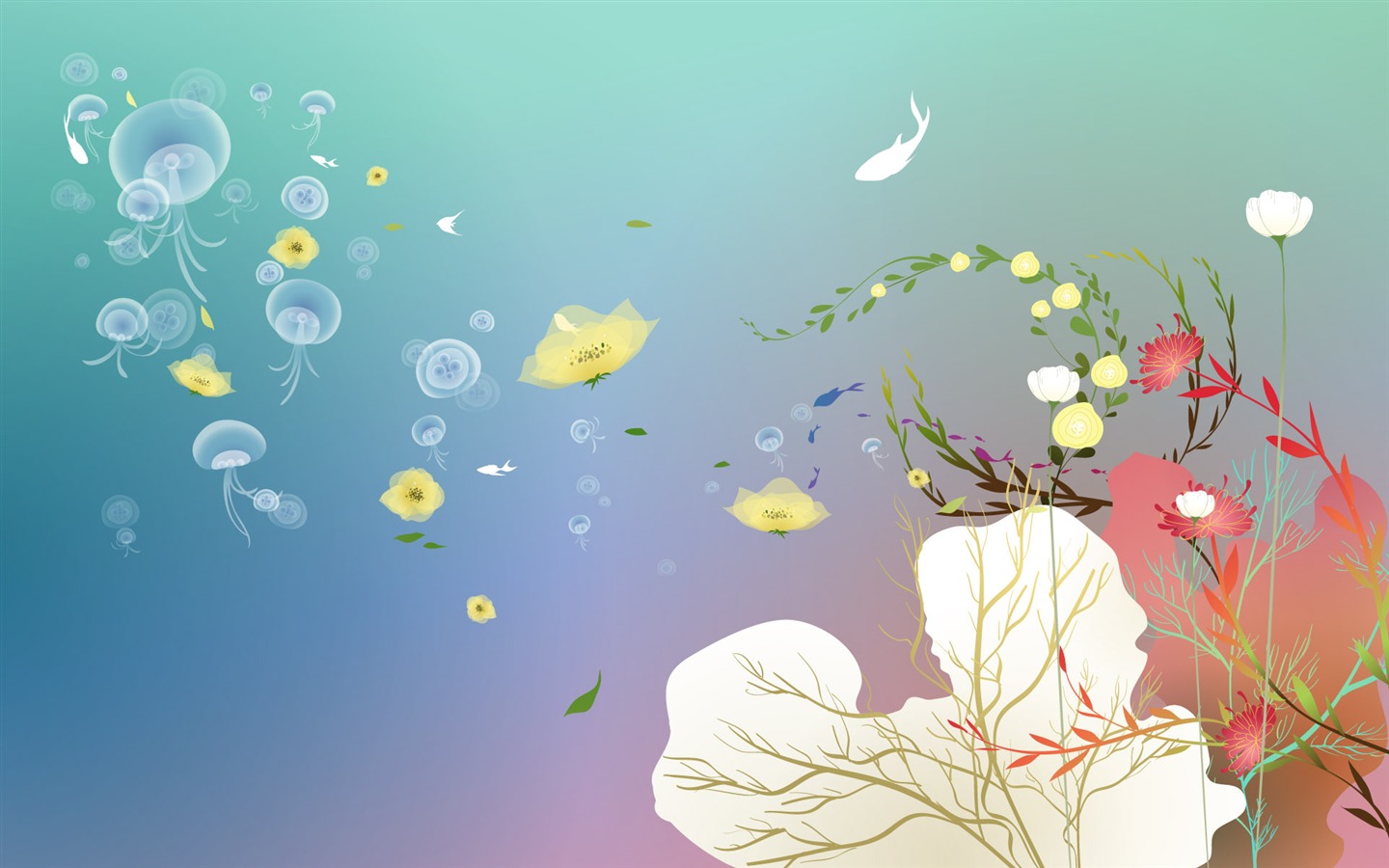 矢量夢幻景色 #13 - 1440x900
