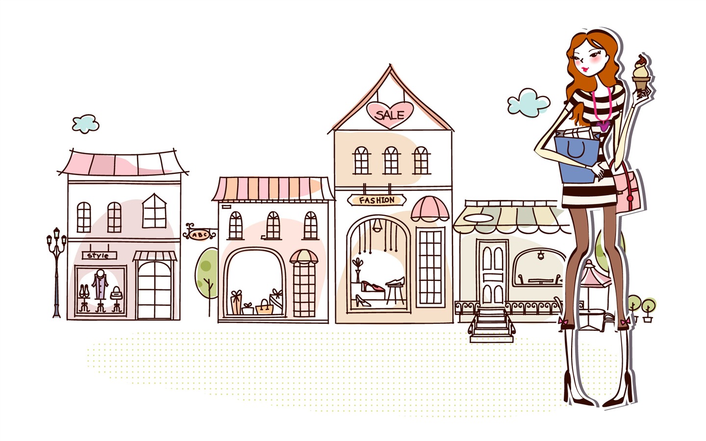時尚購物女性壁紙(三) #17 - 1440x900