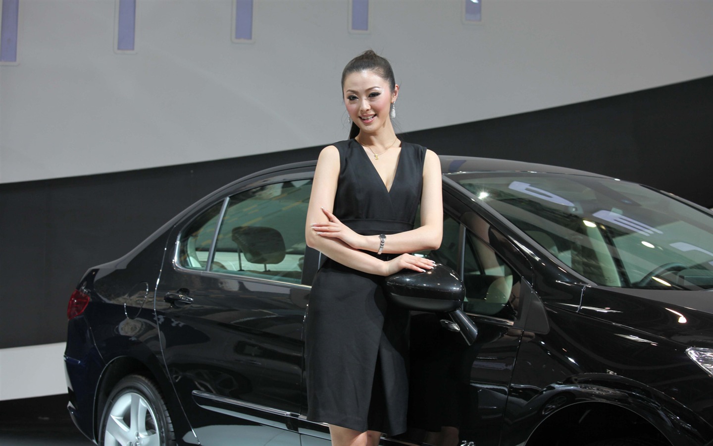 2010 Beijing International Auto Show beauty (2) (the wind chasing the clouds works) #34 - 1440x900