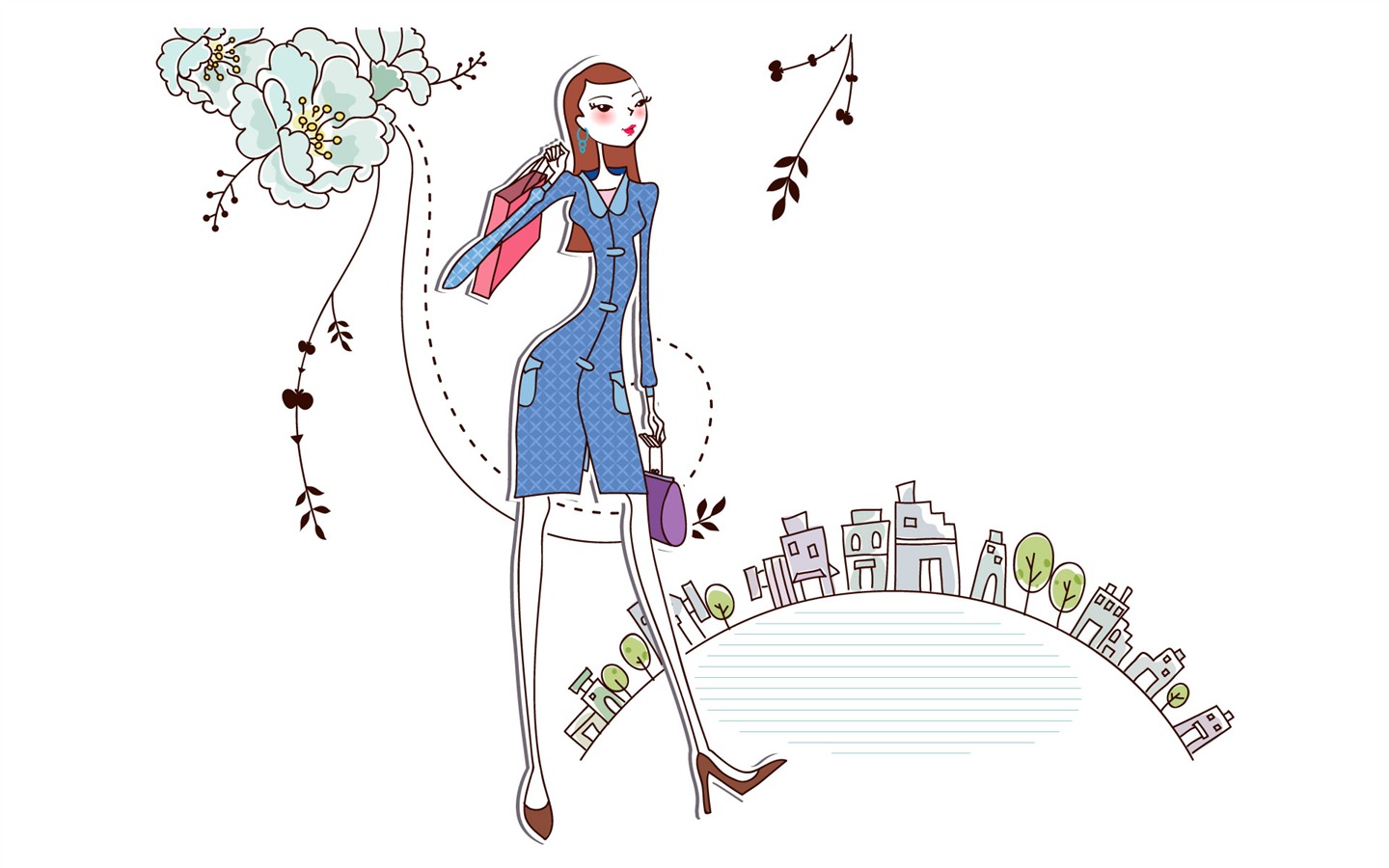 時尚購物女性壁紙(四) #2 - 1440x900