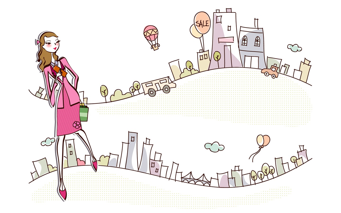 時尚購物女性壁紙(四) #17 - 1440x900