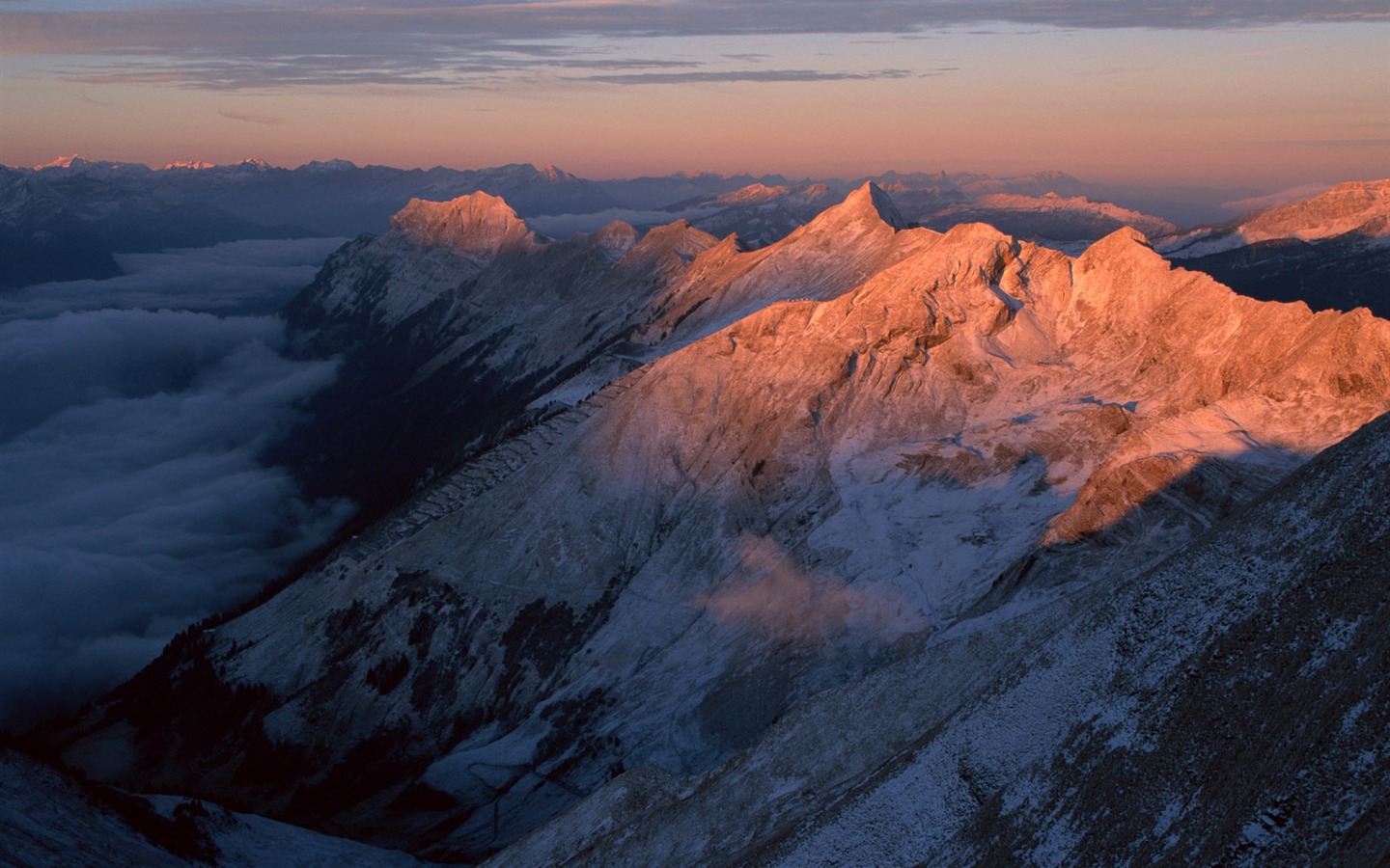 雪山 壁紙(二) #15 - 1440x900