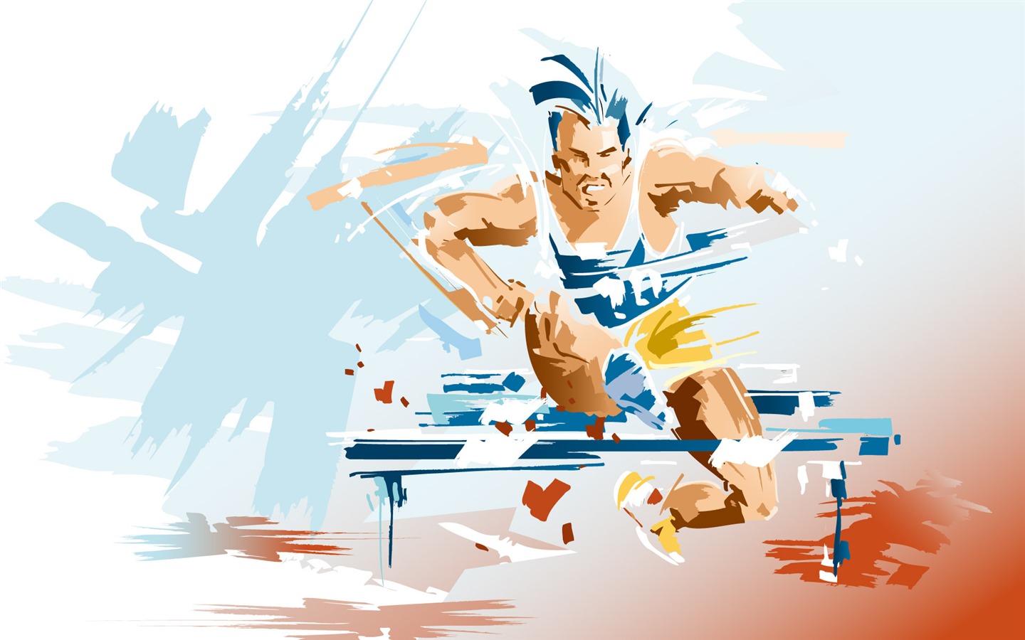 矢量人物生活運動 壁紙(二) #20 - 1440x900