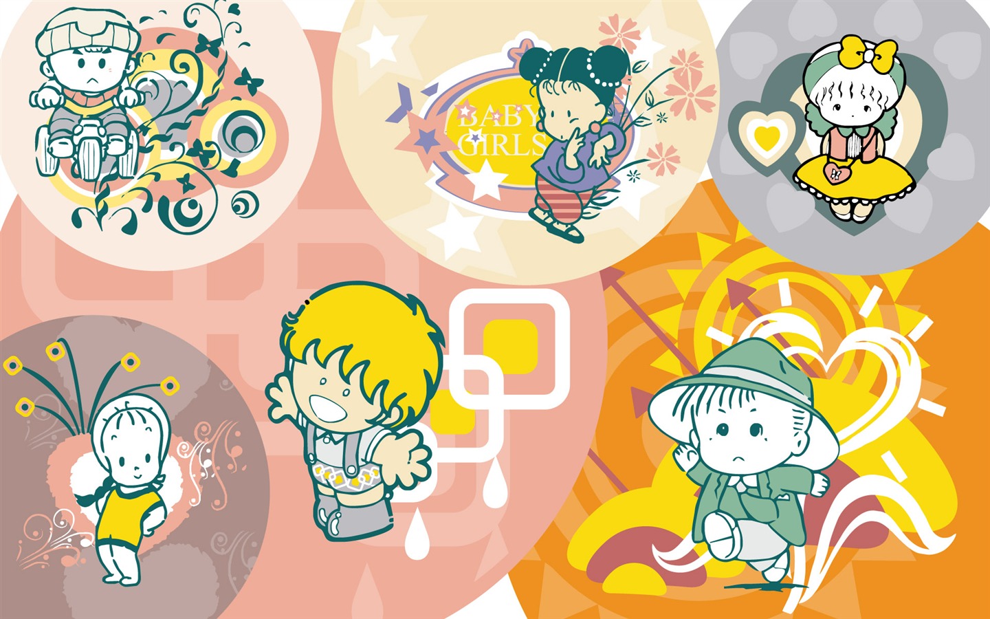 矢量卡通設計 壁紙(二) #19 - 1440x900