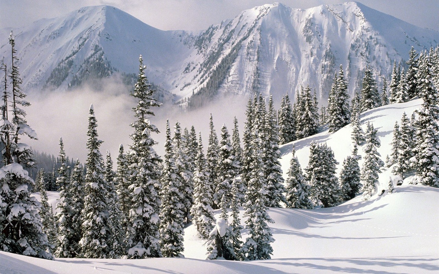 雪山雪景合集 壁紙(一) #2 - 1440x900