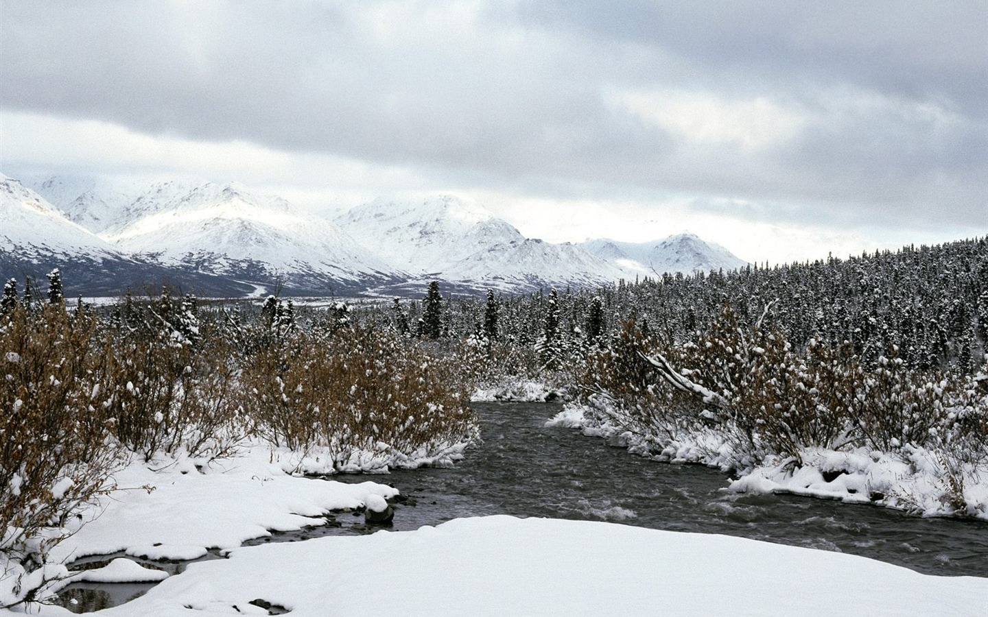 雪山雪景合集 壁紙(一) #7 - 1440x900