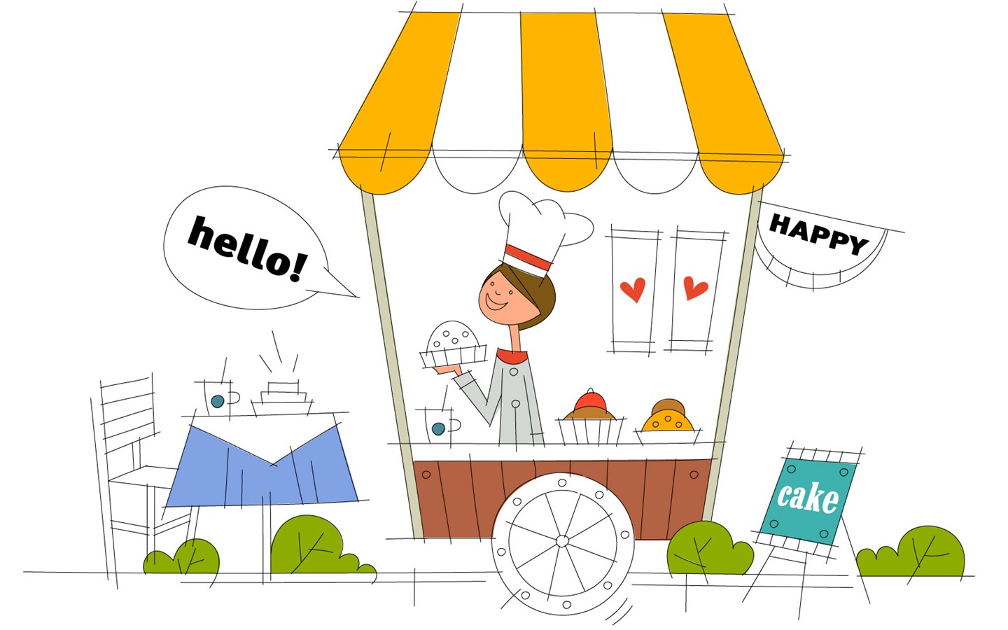 Jane document vector wallpaper cartoon (1) #7 - 1440x900