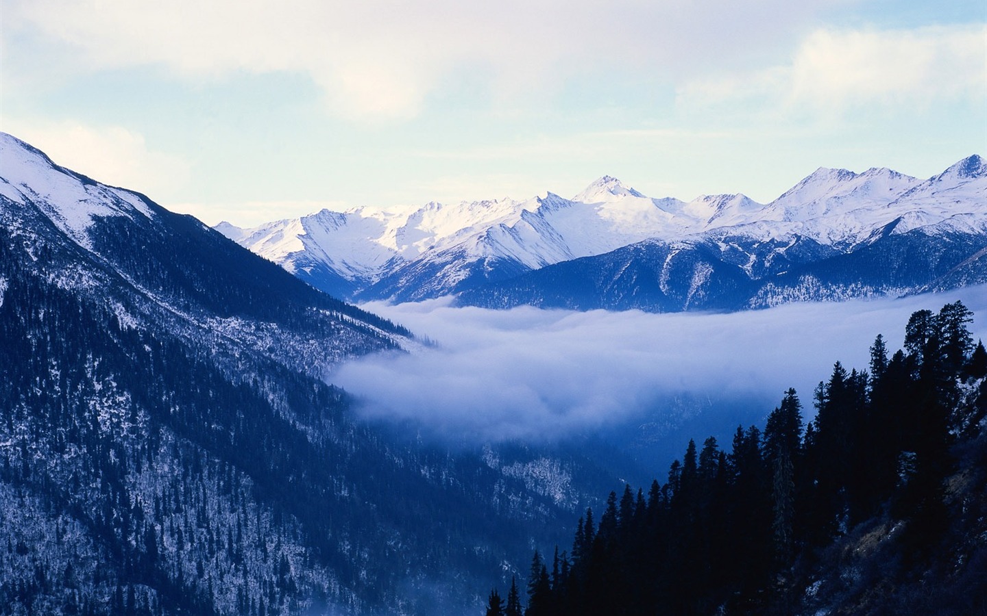 雪山雪景合集 壁紙(二) #4 - 1440x900