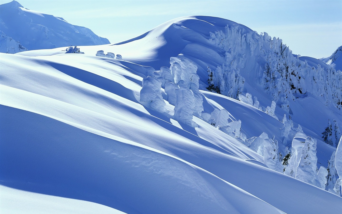 雪山雪景合集 壁紙(二) #11 - 1440x900