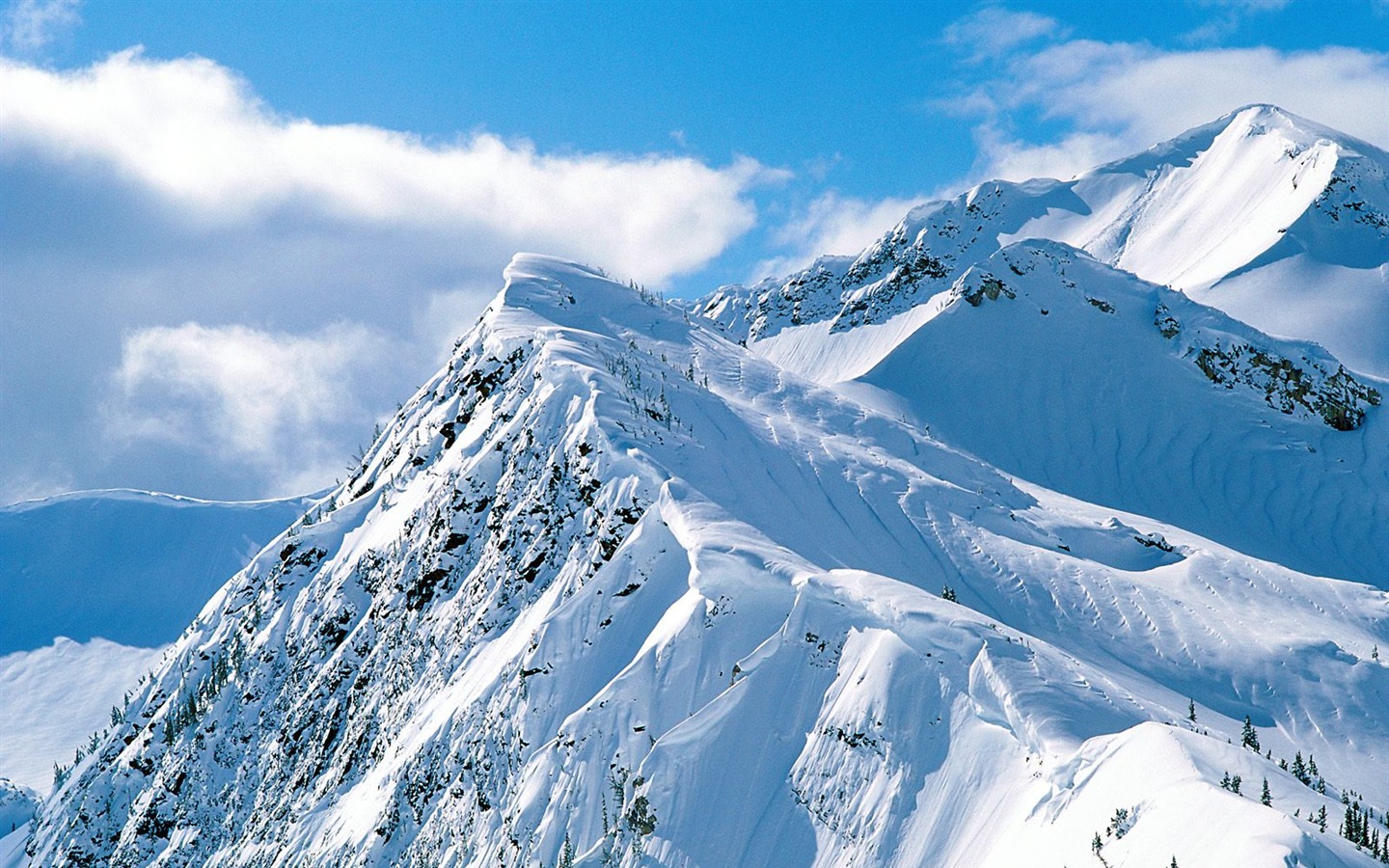 雪山雪景合集 壁紙(二) #16 - 1440x900