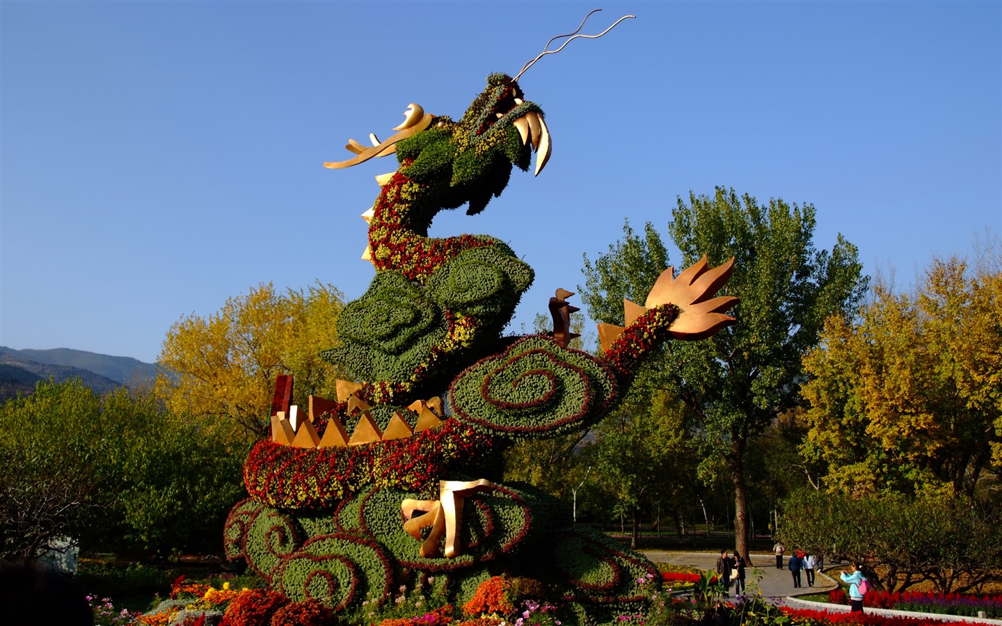 Xiangshan jardín de otoño (obras barras de refuerzo) #6 - 1440x900
