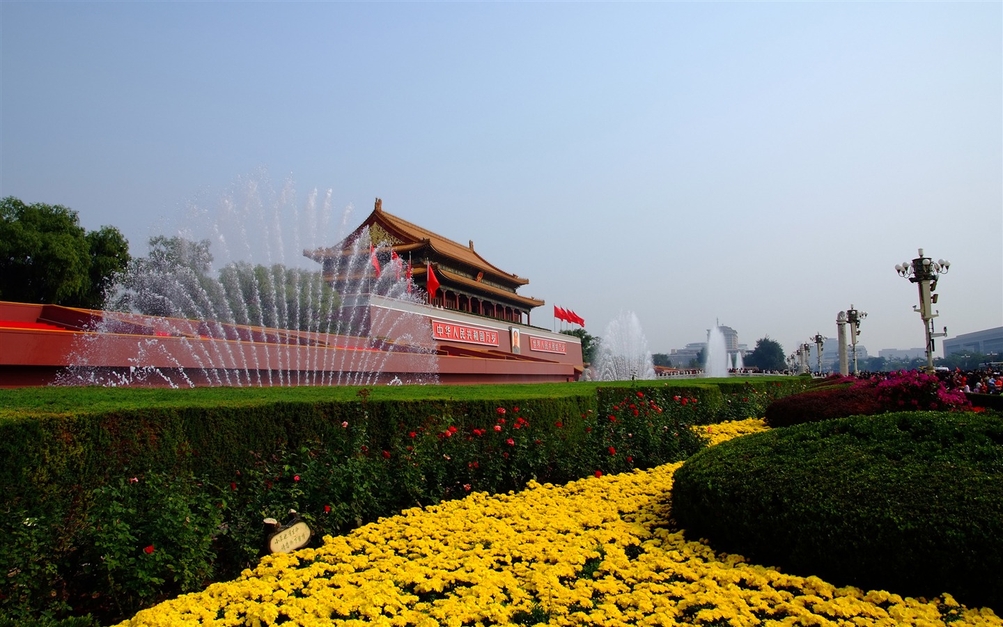 Disfraces, la Plaza de Tiananmen (obras barras de refuerzo) #13 - 1440x900