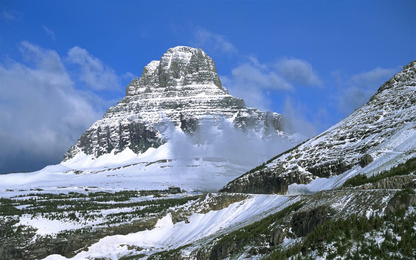 雪山雪景合集 壁纸(四)8 - 1440x900