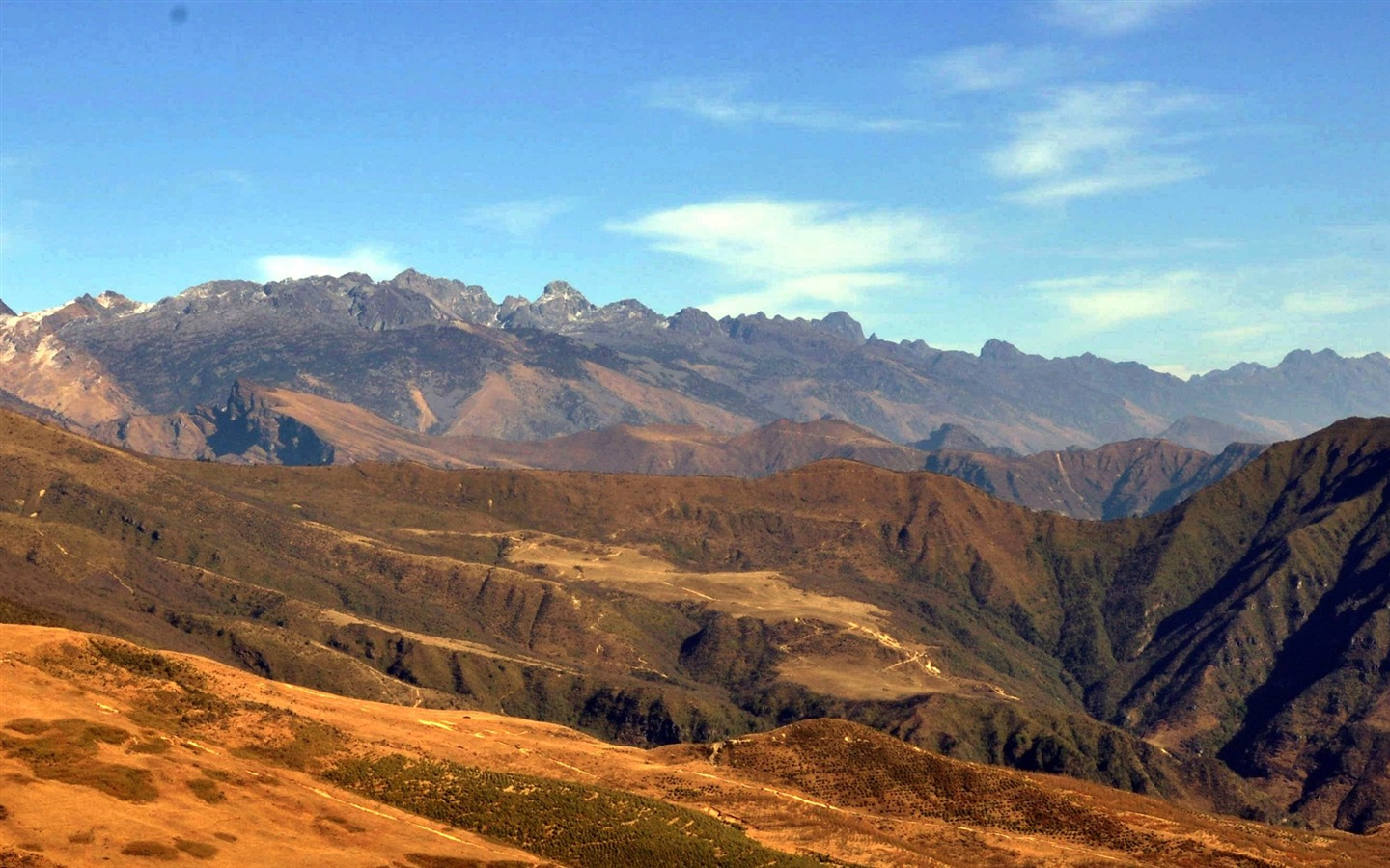 Daliangshan scenery (1) (old Hong OK works) #5 - 1440x900