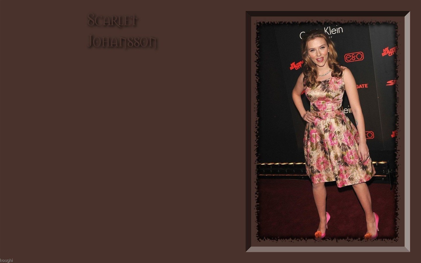 Scarlett Johansson krásná tapeta #3 - 1440x900