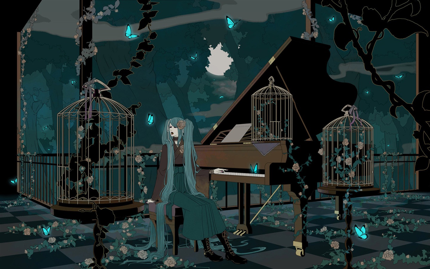 初音未來系列 壁紙(一) #18 - 1440x900