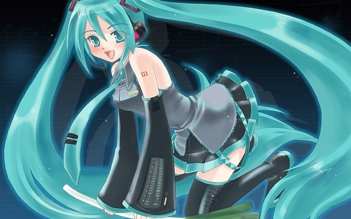 Hatsune next series wallpaper (4) #4 - 1440x900