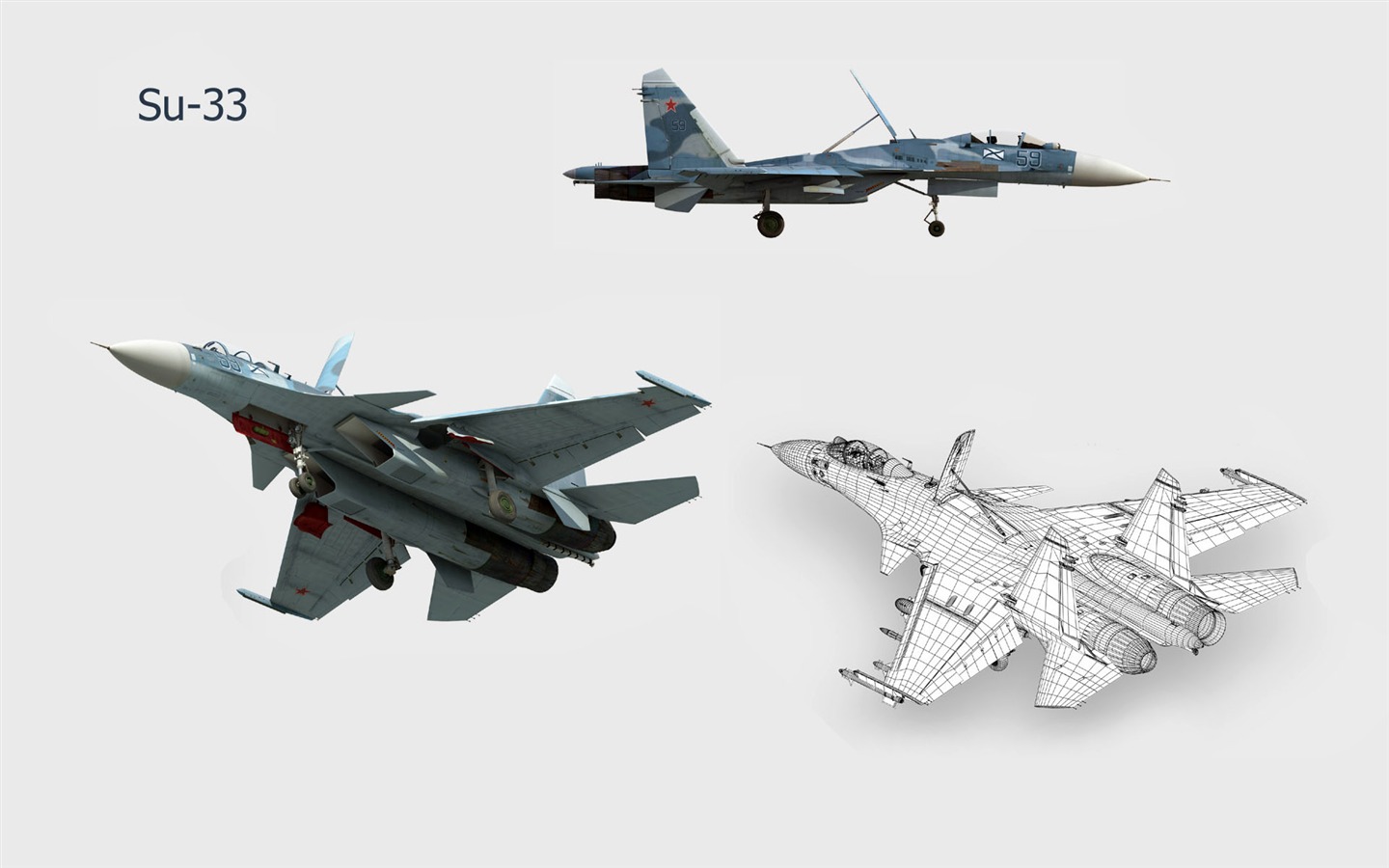 軍用飛機 CG壁紙 #11 - 1440x900