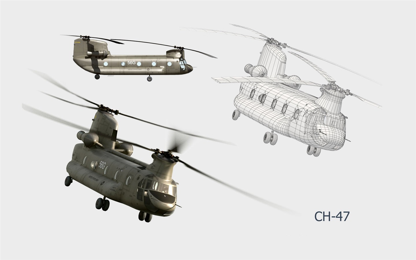 軍用飛機 CG壁紙 #26 - 1440x900
