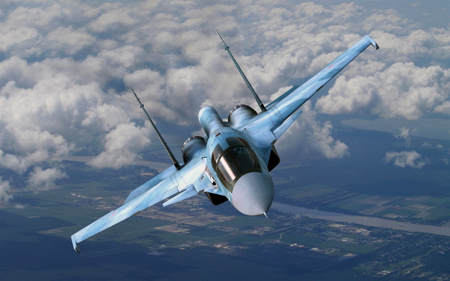 軍用飛機 CG壁紙 #27 - 1440x900