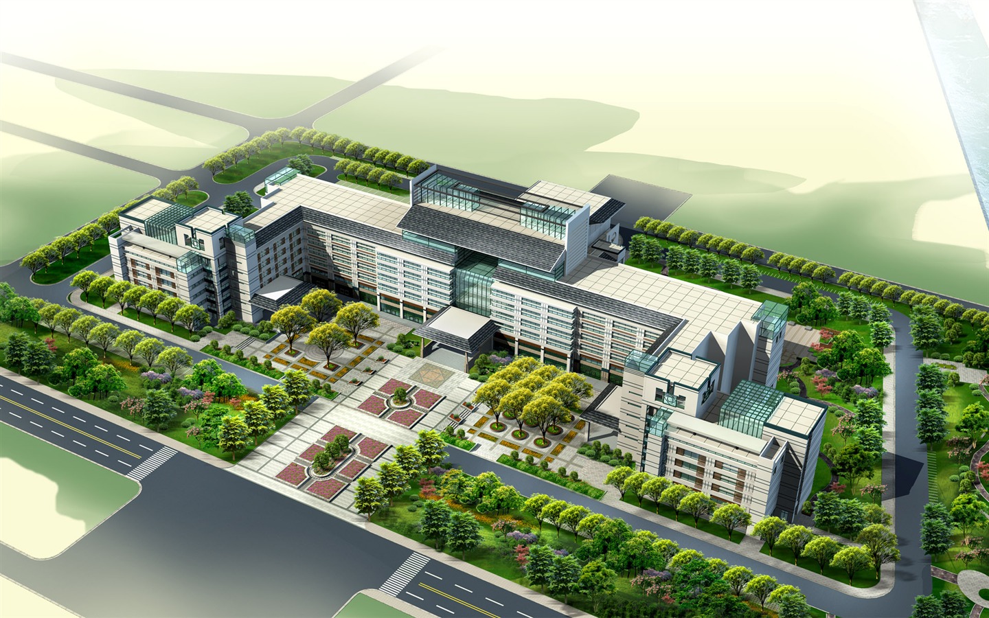 建築園林效果 高清壁紙(二) #2 - 1440x900