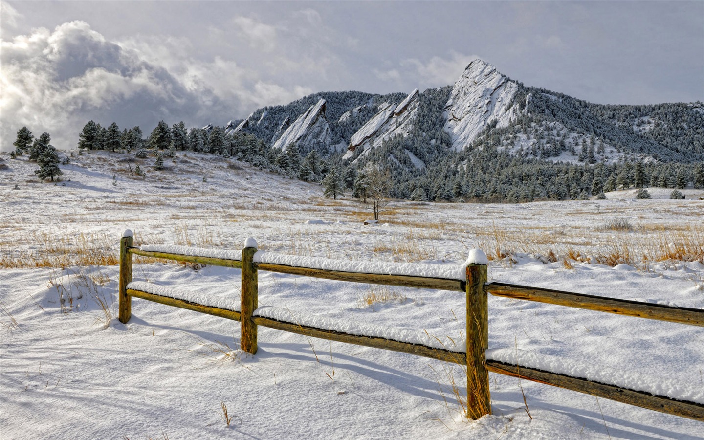Fond d'écran panoramique de neige (1) #20 - 1440x900