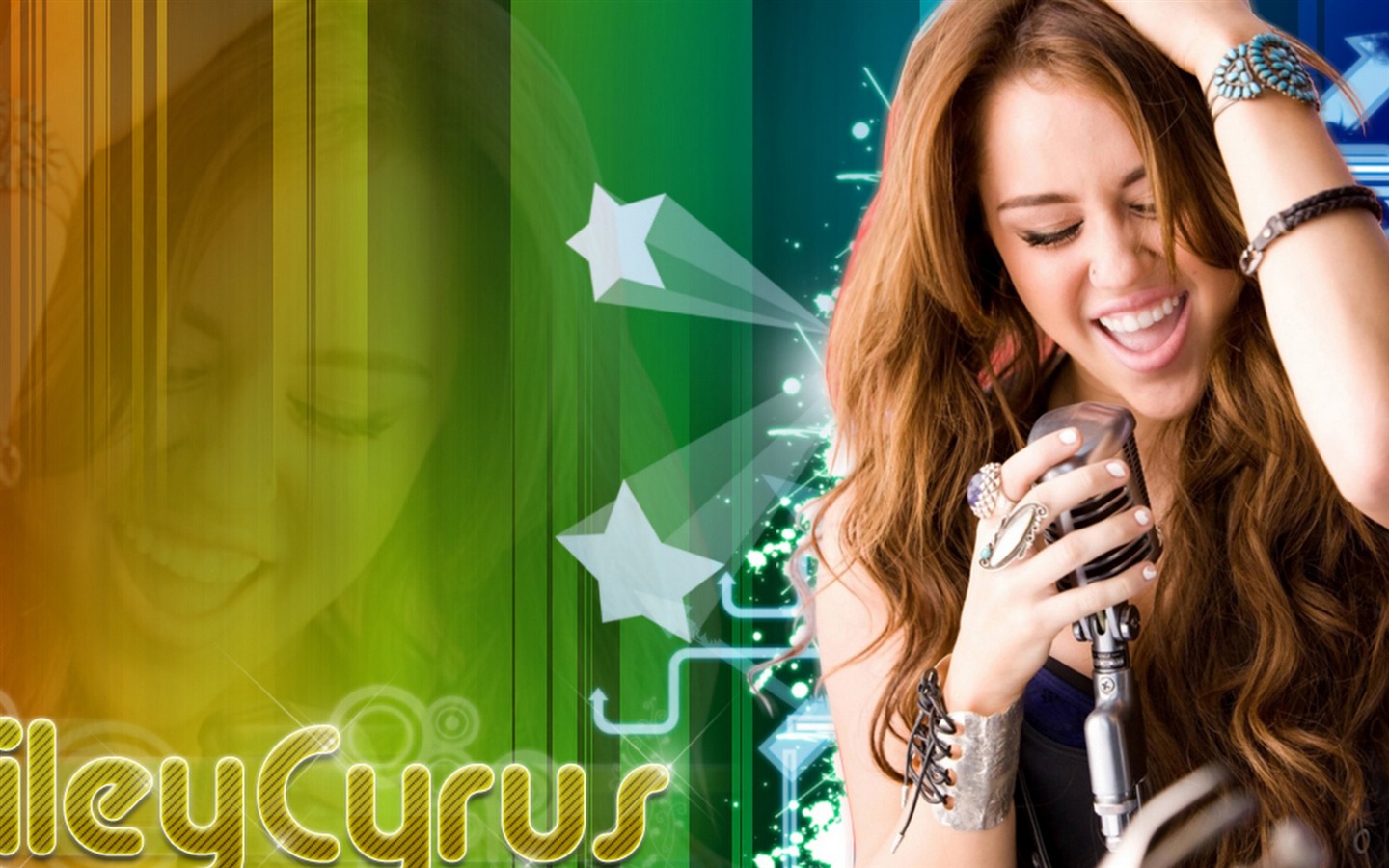 Miley Cyrus krásnou tapetu #17 - 1440x900