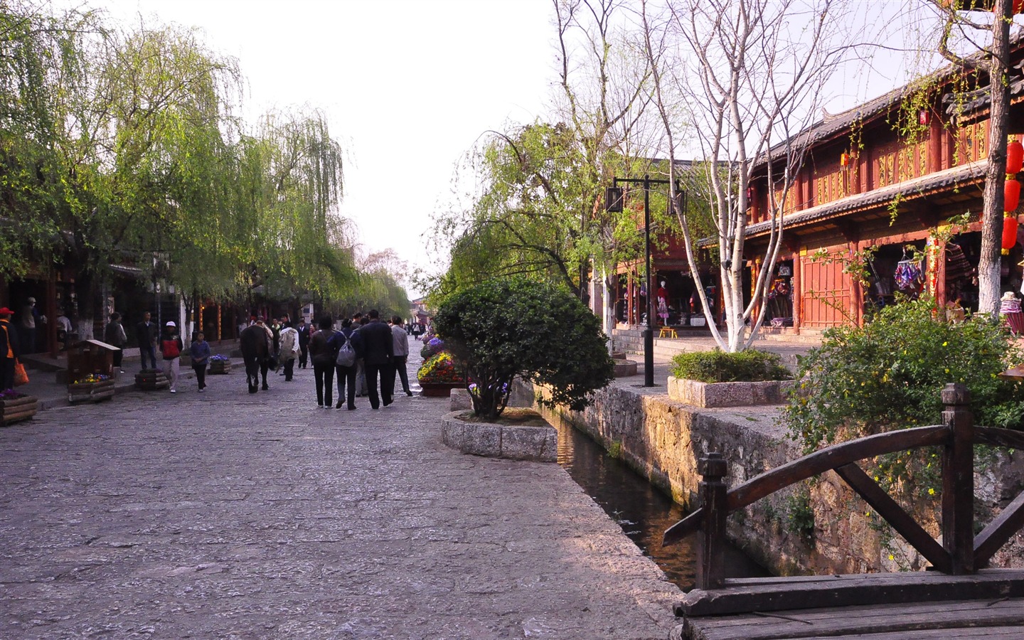 Lijiang ancient town atmosphere (2) (old Hong OK works) #8 - 1440x900