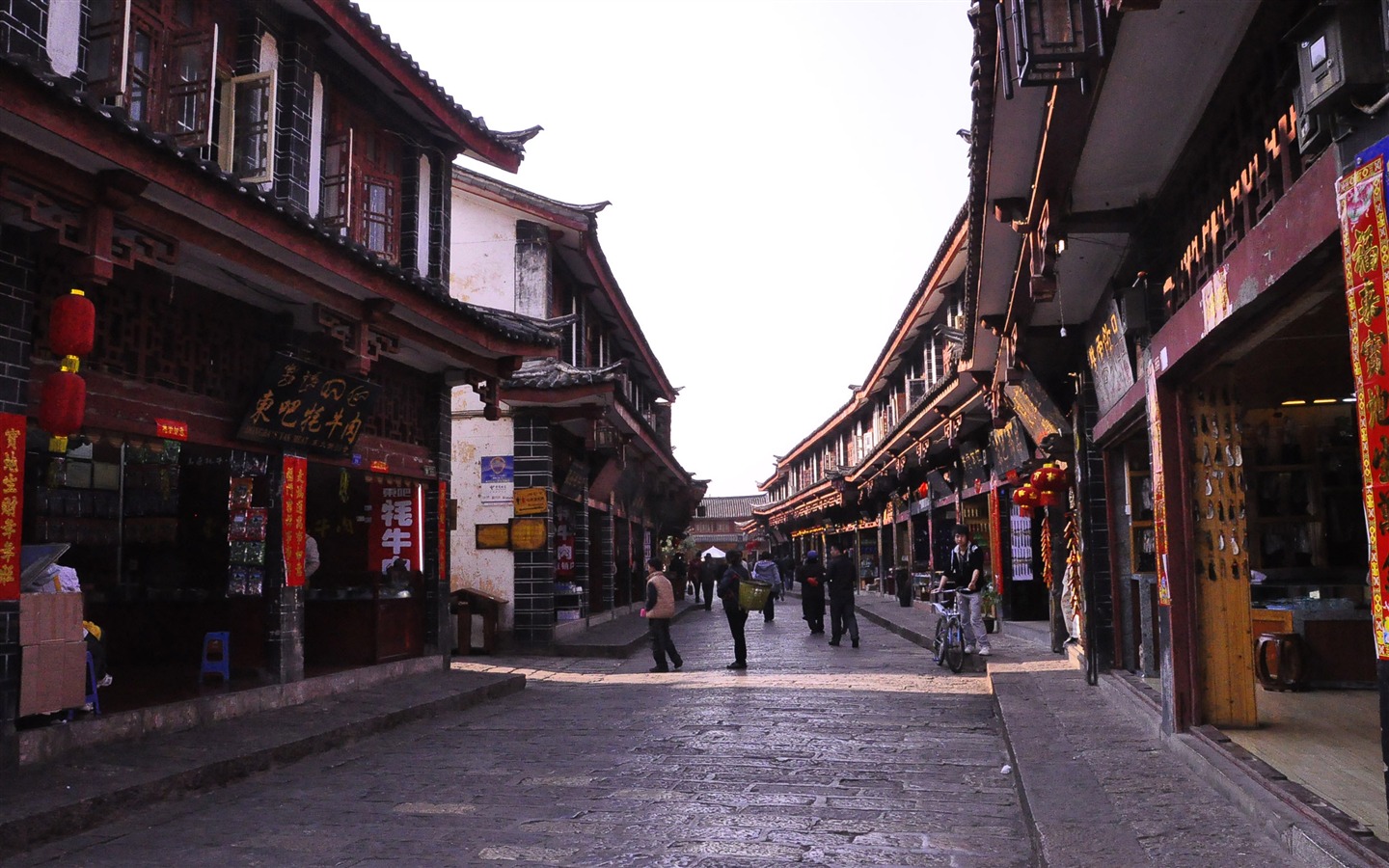 Lijiang ancient town atmosphere (2) (old Hong OK works) #11 - 1440x900