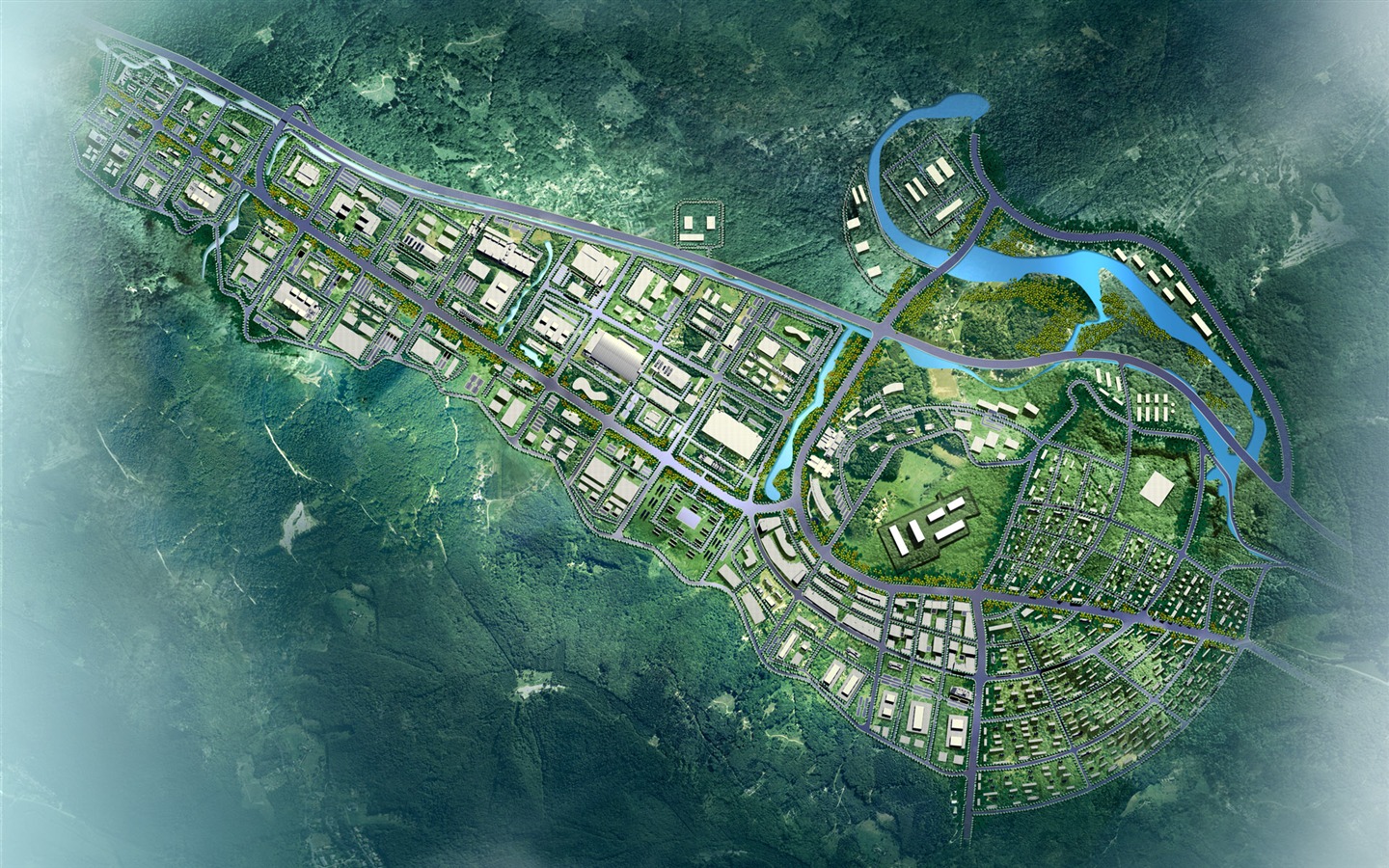 建築園林效果 高清壁紙(六) #3 - 1440x900