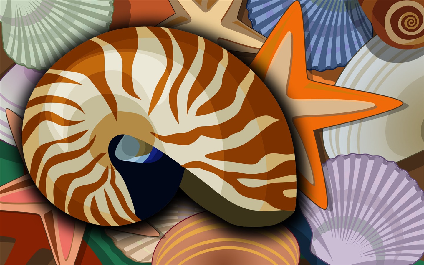 Vector illustration wallpaper (1) #15 - 1440x900