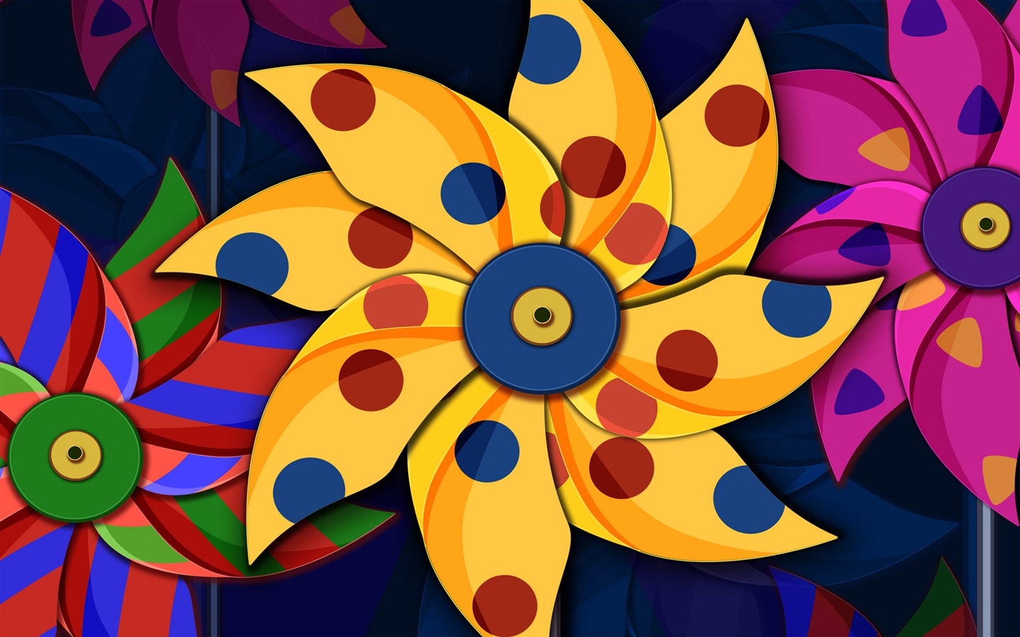 Vector illustration wallpaper (4) #1 - 1440x900