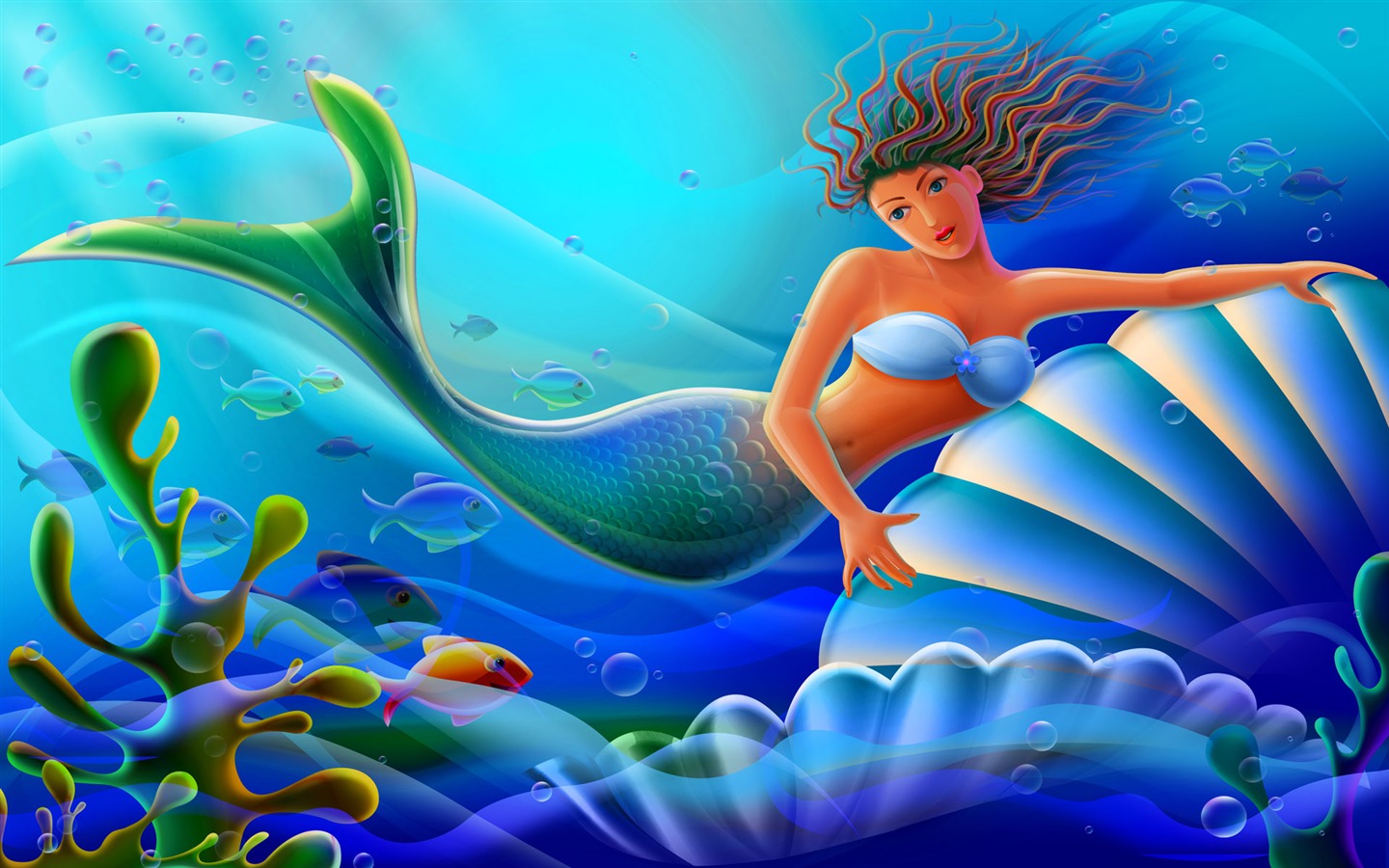 Vector illustration wallpaper (5) #8 - 1440x900