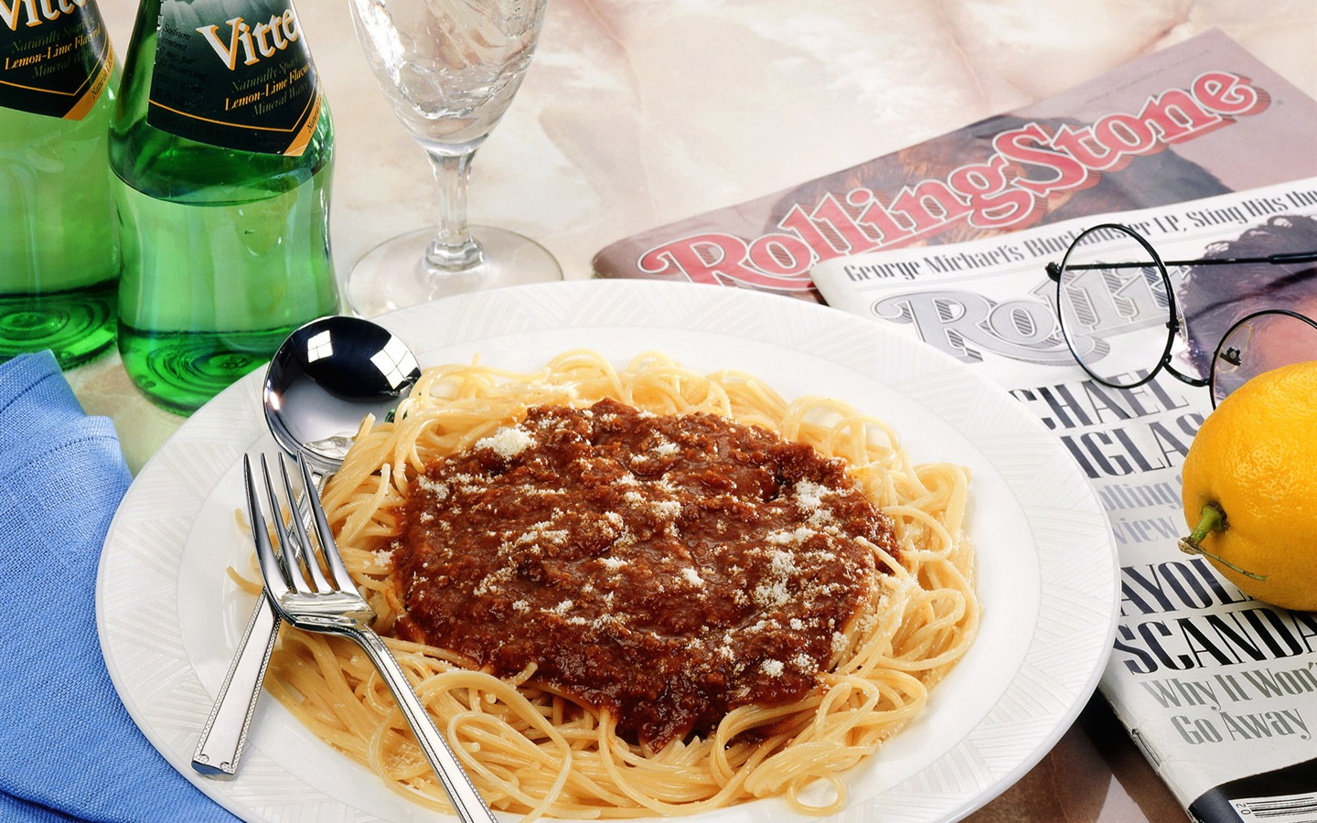 Gourmet dinner wallpaper (2) #11 - 1440x900