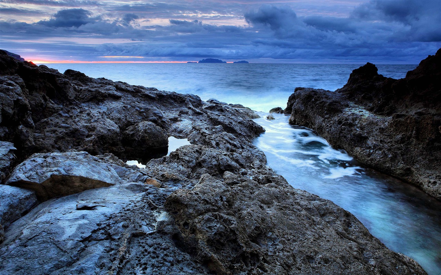 超大海濱海岸風光 壁紙(二) #13 - 1440x900