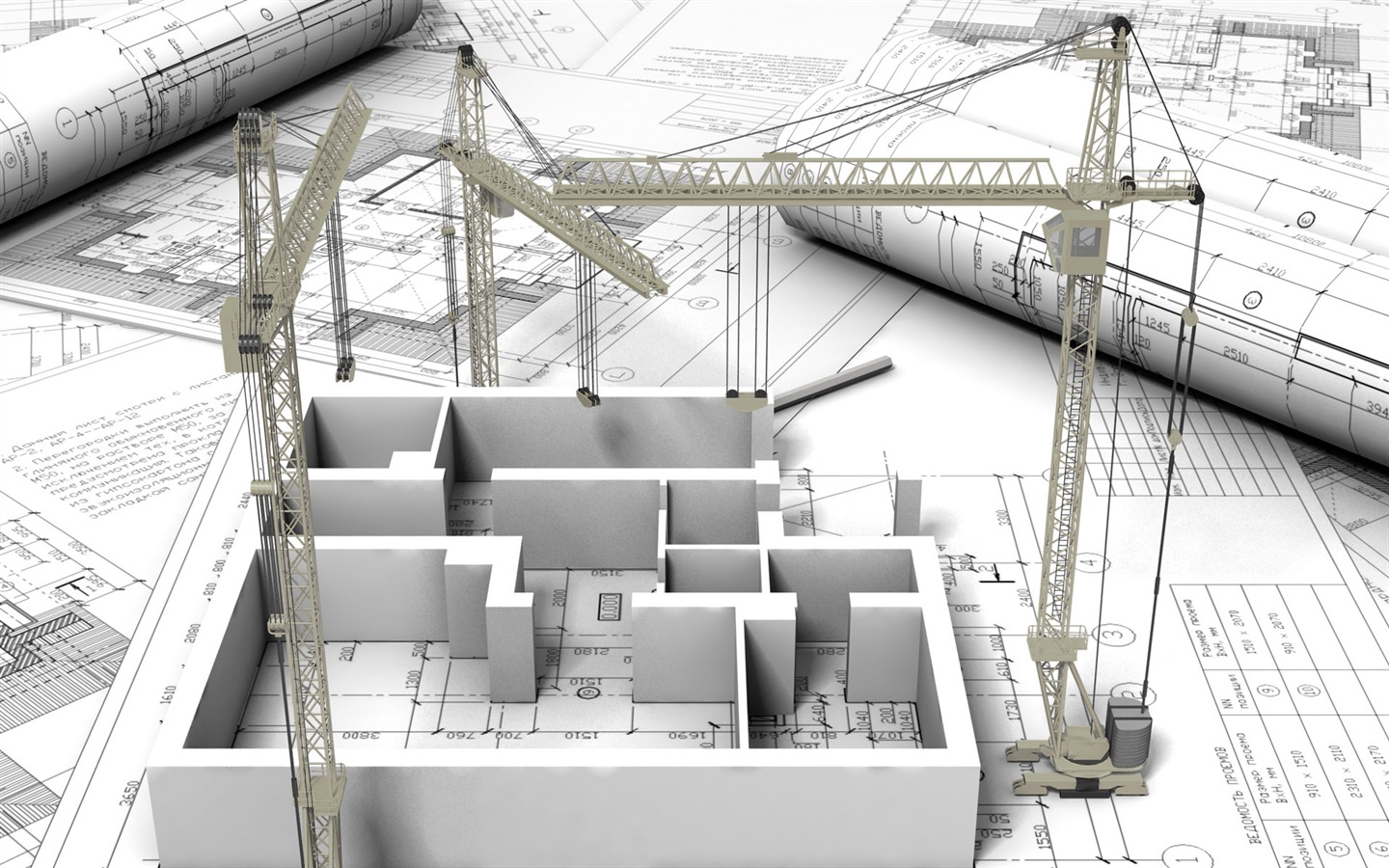 Fond d'écran 3D de conception architecturale (2) #12 - 1440x900